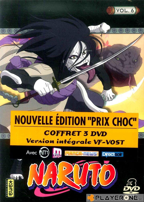 NARUTO - Vol 06 - (3DVD) SLIM BOX