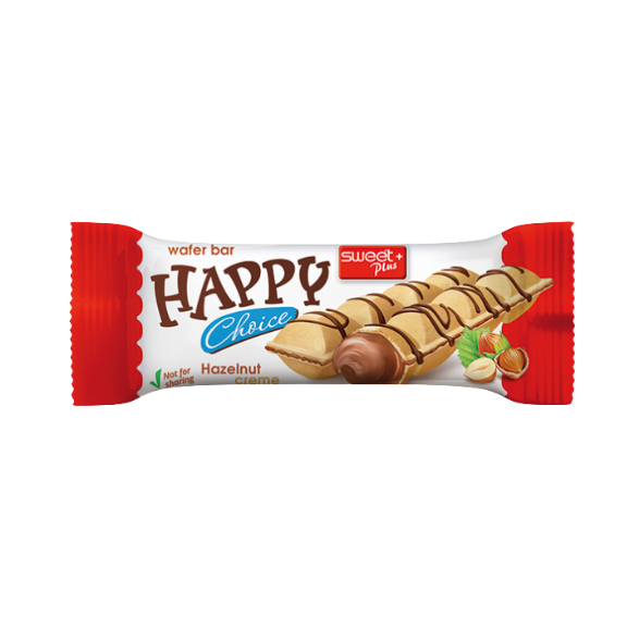 Happy Choice Wafer Bar Hazelnut Cream