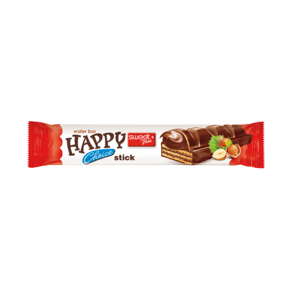 Happy Choice Wafer Stick Hazelnut cream and cocoa