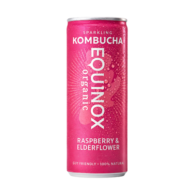 Equinox Organic Kombucha Raspberry Elderflower