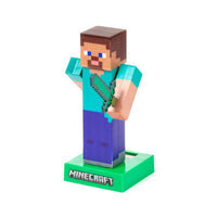 MINECRAFT - Steve - Figurine Solaire 12,5cm