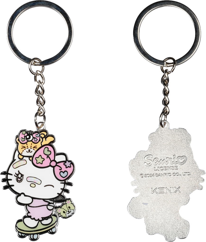 HELLO KITTY - Skateboard - Porte-Clés