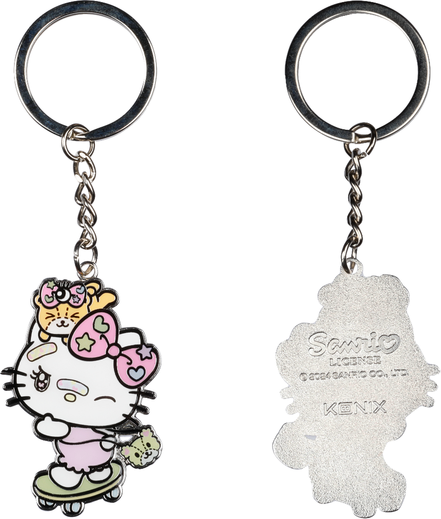 HELLO KITTY - Skateboard - Porte-Clés