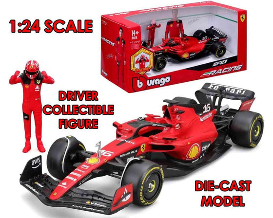 FORMULA 1 - F1 Ferrari Sf-23 avec Leclerc - Model réduit 1/24