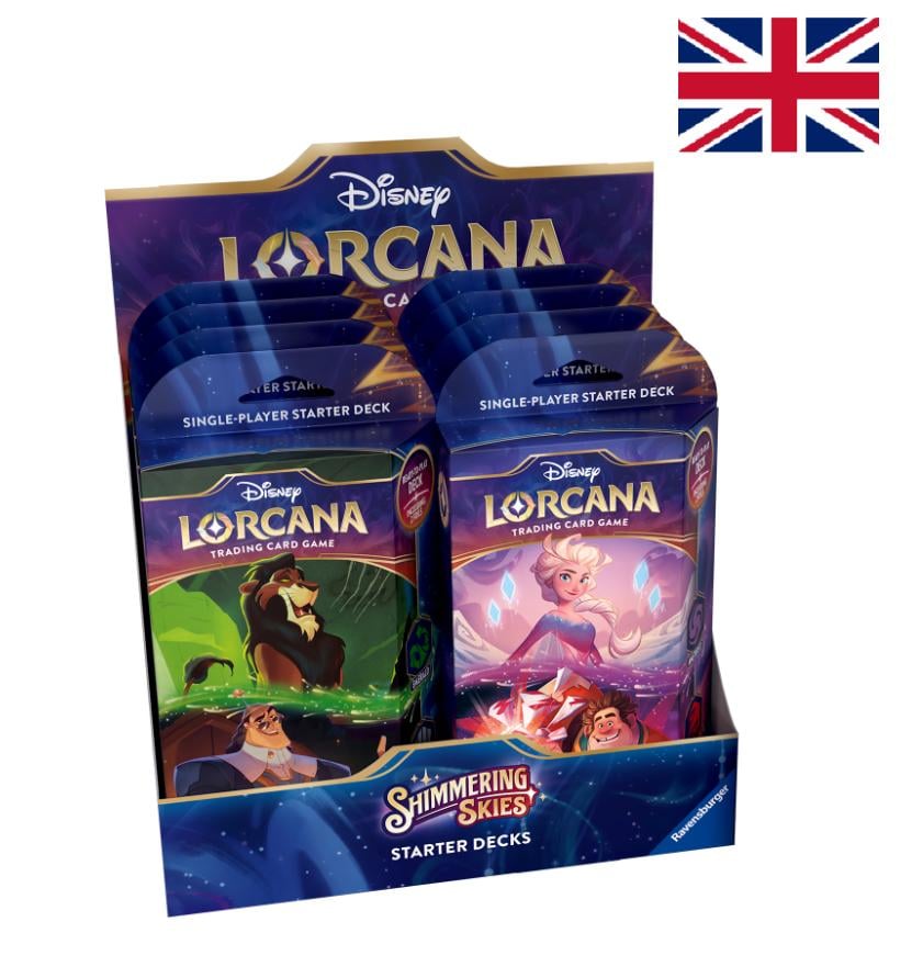 DISNEY - Lorcana - Trading Cards Boite de 8 Starters Chapitre 5 - UK