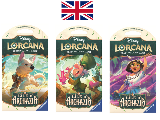 DISNEY - Lorcana - Trading Cards Booster Sleeved Chapitre 7 - EN