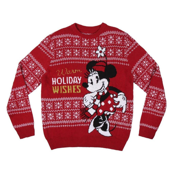 MINNIE - Winter Fun - Pull de Noël (XS)