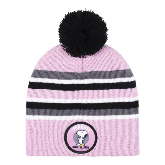 SNOOPY - Bonnet Pompon Jacquard - Enfants