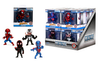SPIDER-MAN - Display de Figurines 6cm - 4 Modèles - 12pc - Wave 2
