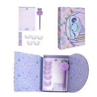 STITCH - Purple - Boîte de Papeterie - 9 pc.