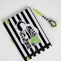BEETLEJUICE - Pack Premium Notebook A5 + Stylo-Bille