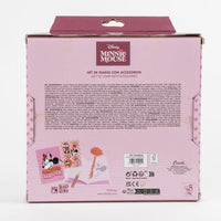 MINNIE - Set de Papeterie - Journal + accessoires 6pc.