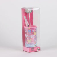 HELLO KITTY & Friends - Set de Papeterie - Pot à Crayon + 3pc.