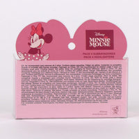 MINNIE - Pack de 4 mini Surligneurs "food"