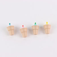 HELLO KITTY - Pack de 4 mini Surligneurs "food"