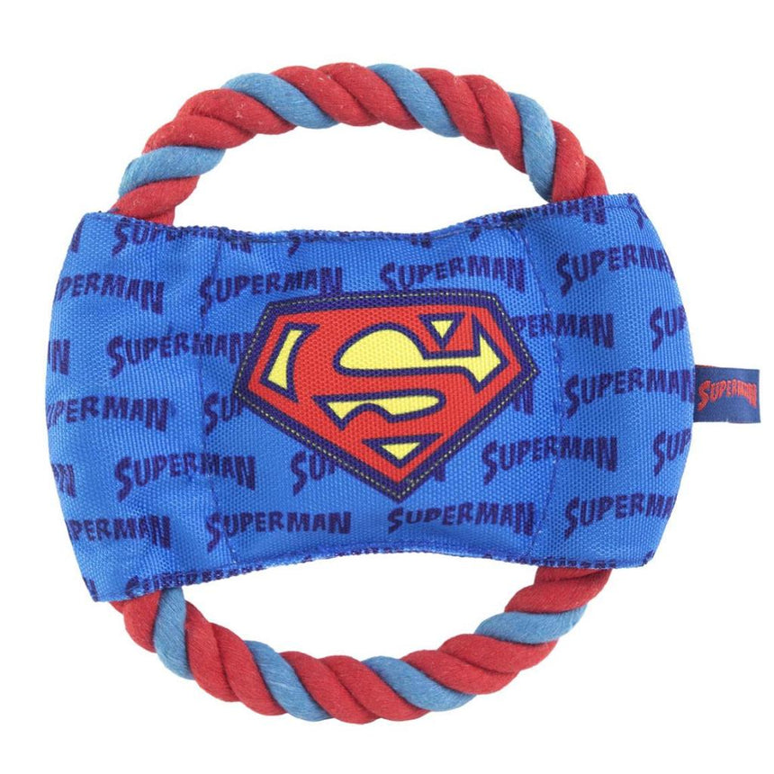 SUPERMAN - Jouet de Dentition en Corde pour Chien