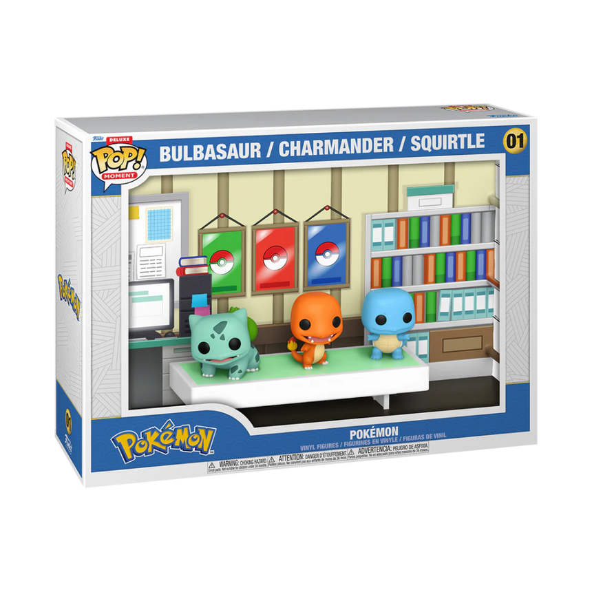 POKEMON - POP MOMENTS Deluxe N°01 - Pokemon Starters 1996
