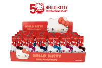 HELLO KITTY - Assortiment de 24 Porte-Clés Peluches - 4 modèles - 7cm