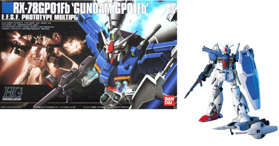 GUNDAM - HGUC RX-78GP01Fb Gundam GPF01Fb - Model Kit