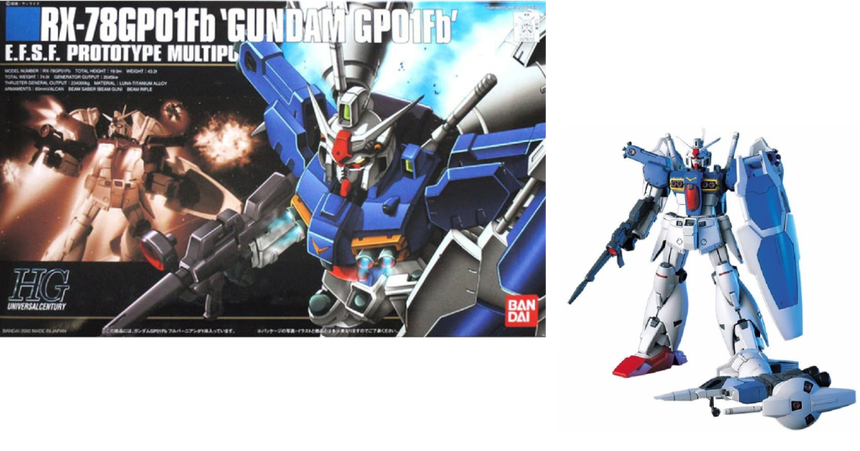 GUNDAM - HGUC RX-78GP01Fb Gundam GPF01Fb - Model Kit