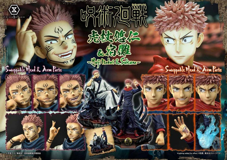 JUJUTSU KAISEN - Yuji et Sukuna - Statuette Premium Masterline 38+34cm