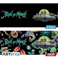 RICK & MORTY - Mug thermoréactif - 460 ml - Vaisseau Spatial