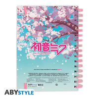 HATSUNE MIKU - Fleurs de Cerisier - Cahier A5 Spiral