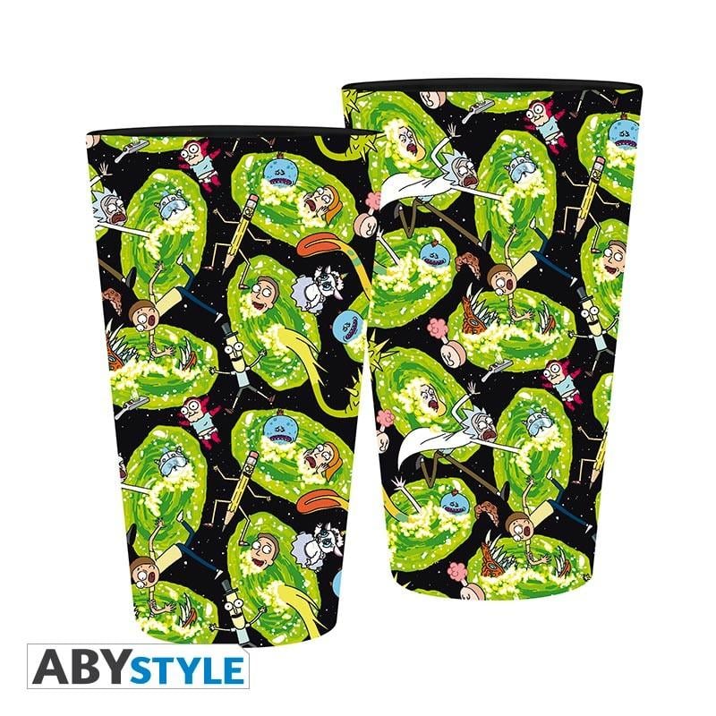 RICK & MORTY - Verre XXL 400ml - Portails