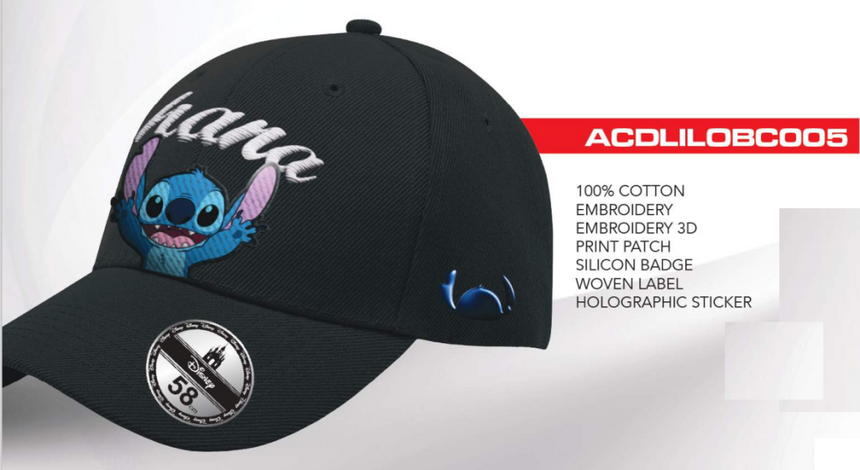 DISNEY - Stitch Ohana - Casquette de Baseball