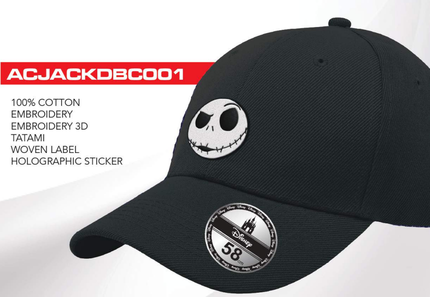 DISNEY - Jack Skellington - Casquette de Baseball