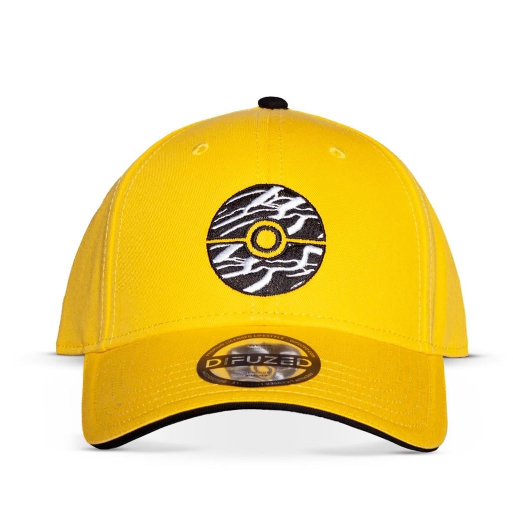 POKEMON - Pokeball Jaune - Casquette ajustable