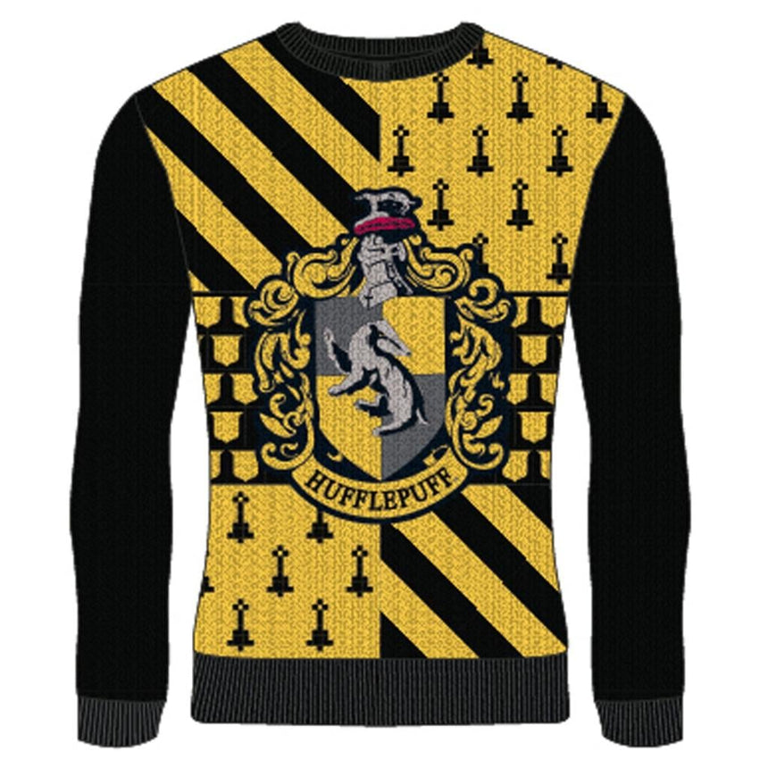 HARRY POTTER - Hufflepuff - Pull de Noël (L)
