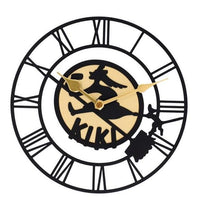 KIKI LA PETITE SORCIERE - Panneau de Kiki - Horloge 20x20x2.5cm