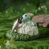 PRINCESSE MONONOKE - Kodama et Masque - Horloge 15.4x17x15.9cm