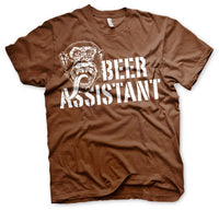 GAS MONKEY - T-Shirt Beer Assistant - Brown (10 Years)
