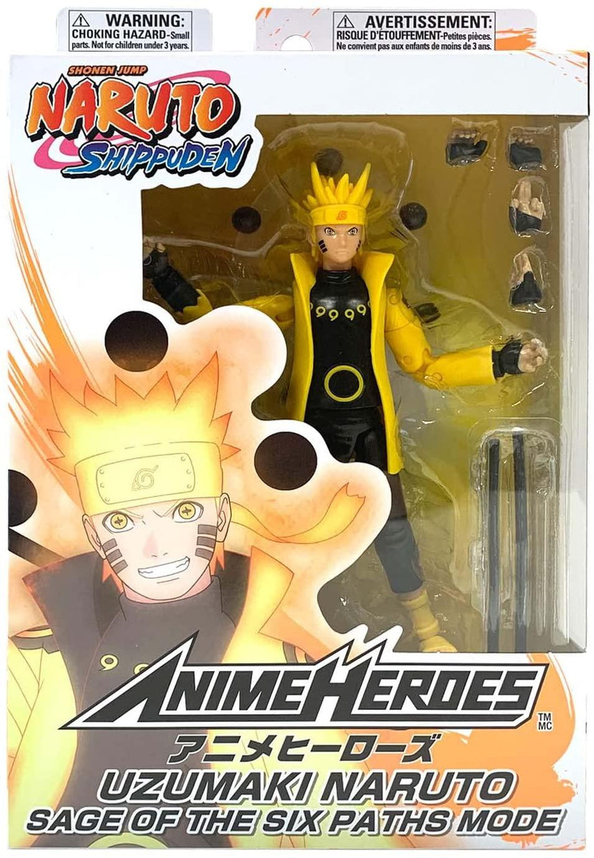 NARUTO - Naruto Sage of Six Paths Mode - Figurine Anime Heroes 17cm