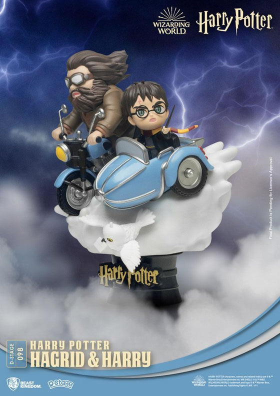 HARRY POTTER - Hagrid & Harry - Statuette D-Stage New Ver. 15cm
