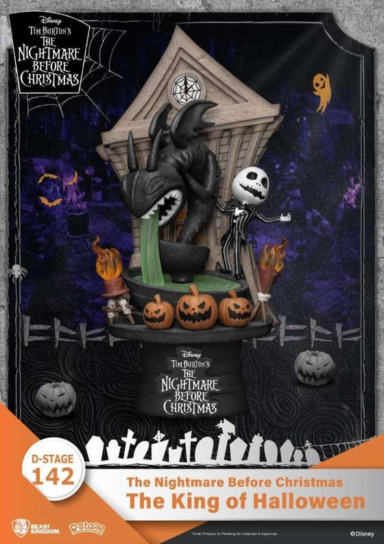 L'ETRANGE NOEL DE MONSIEUR JACK -Roi D'Halloween -Diorama D-Stage 15cm