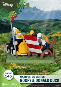 DISNEY - Dingo & Donald Duck - Diorama D-Stage Campsite Series 10cm