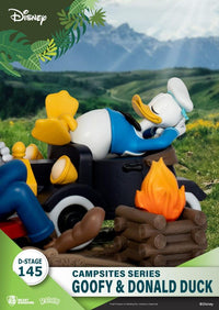 DISNEY - Dingo & Donald Duck - Diorama D-Stage Campsite Series 10cm
