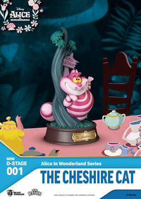 DISNEY - Chat du Cheshire  - Statuette Mini Diorama 10cm