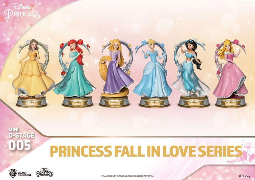 DISNEY - Princess Fall In Love - Fig. Mini Diorama 12cm assortiment x6