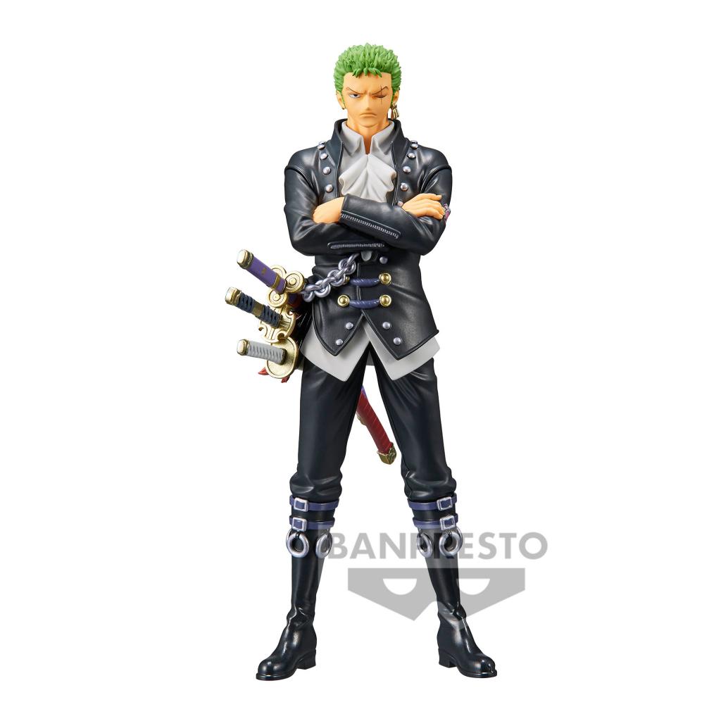 ONE PIECE - Roronoa Zoro - Figurine DXF-The Grandline Men 17cm