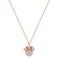 MINNIE - Rose Gold - Collier en Laiton Plaqué Argent