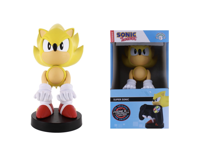 SONIC - Super Sonic - Support Manette & Portable - 20cm