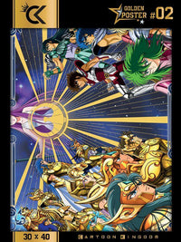 SAINT SEIYA - Golden Poster 30x40cm
