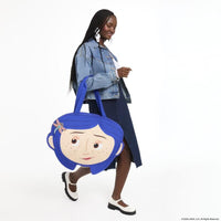 CORALINE - Oversize Canvas Tote Bag LoungeFly