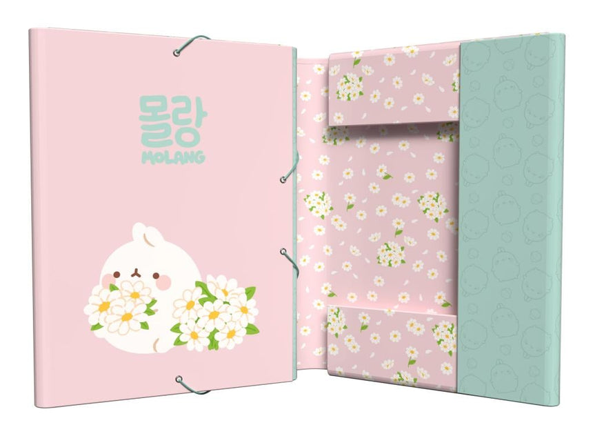 MOLANG - Blossom - Classeur à Rabats Premium avec Elastique