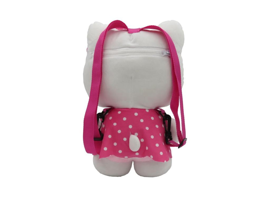 HELLO KITTY - Rose - Sac à Dos Peluche - 35cm