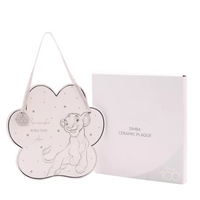 DISNEY - Simba - Plaque Décorative en Céramique